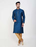 Self Highlighted Brocade Design Kurtha Pajama Set