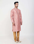 Self Highlighted Brocade Design Kurtha Pajama