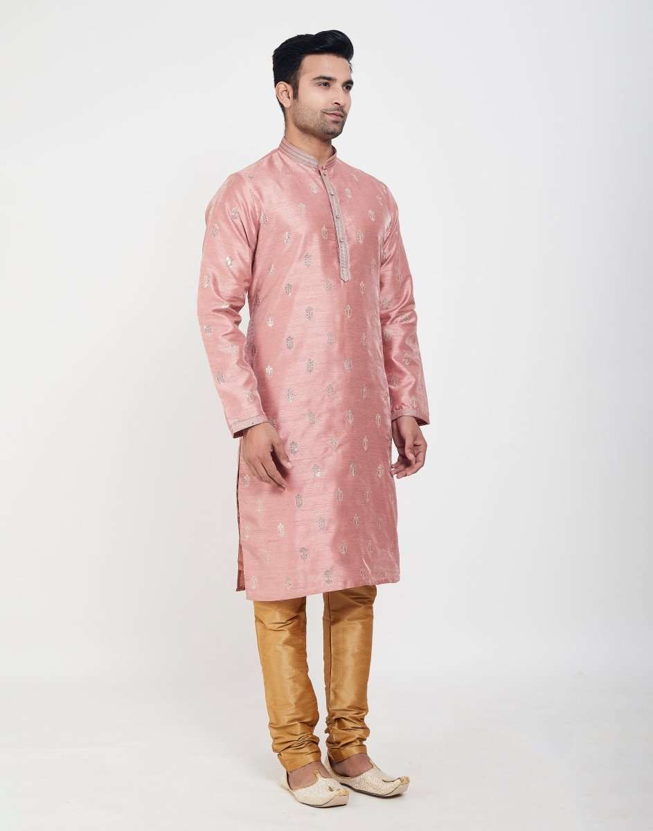 Self Highlighted Brocade Design Kurtha Pajama