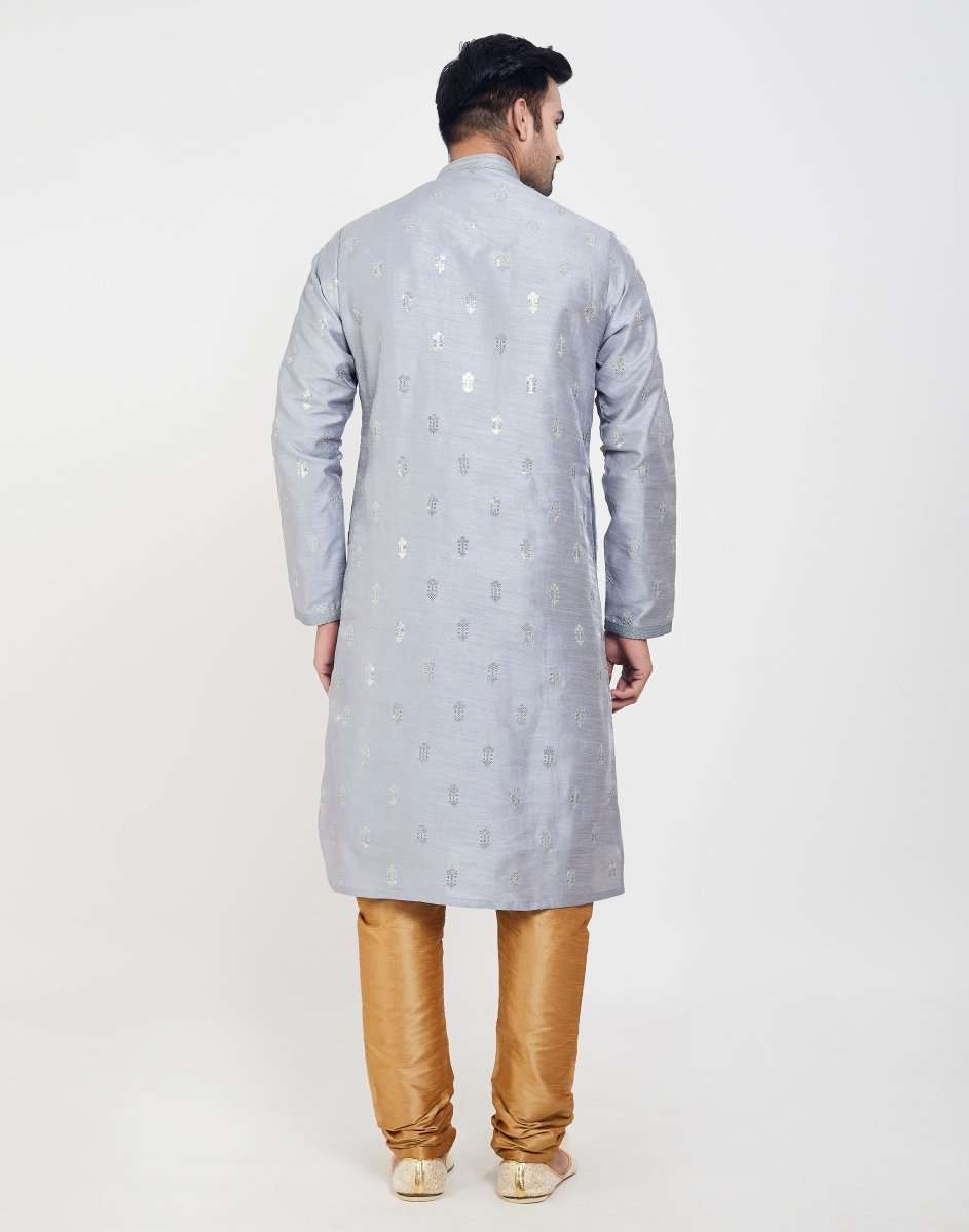 Self Highlighted Brocade Design Kurtha Pajama