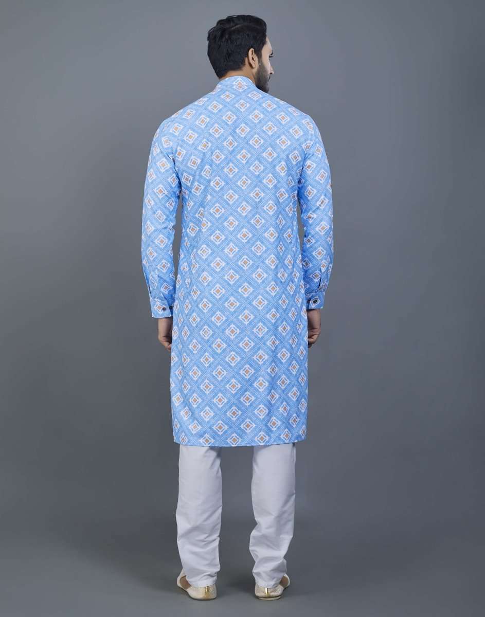 Stylish Printed Kurta For Men