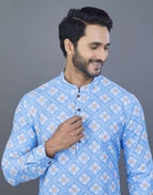 Stylish Printed Kurta For Men