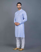 Cotton Printed Kurtas For Men