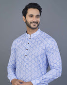 Cotton Printed Kurtas For Men