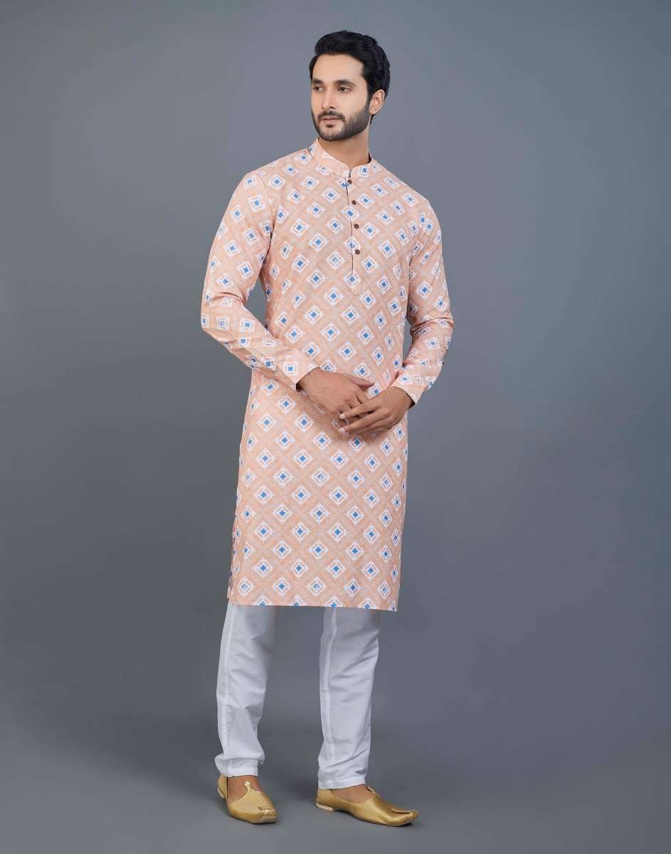 Stylish Printed Kurta For Men