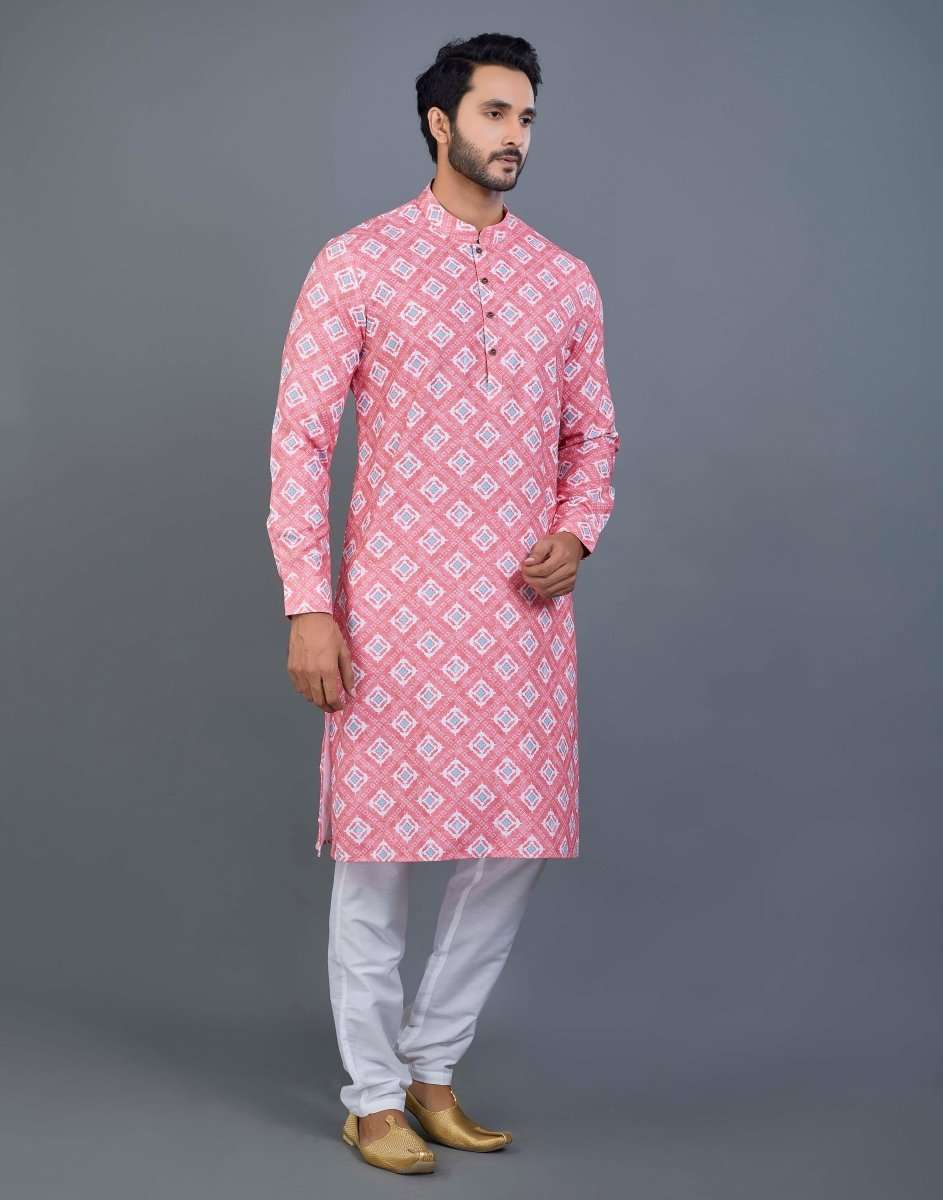 Stylish Printed Kurta For Men