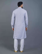 Elegant Blue With Stylish Pattern Kurta