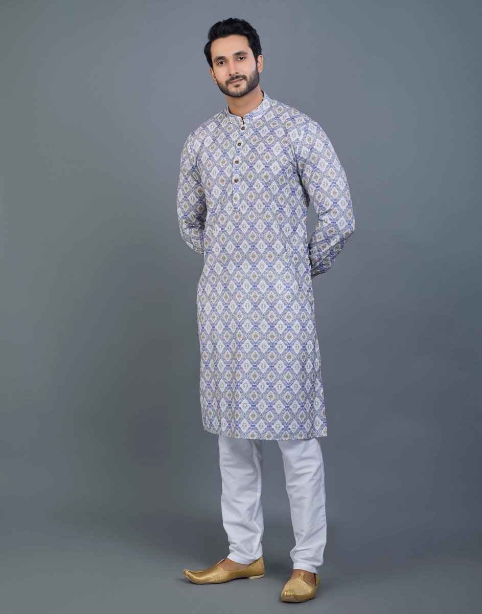 All Over Self Design Pattern Kurta