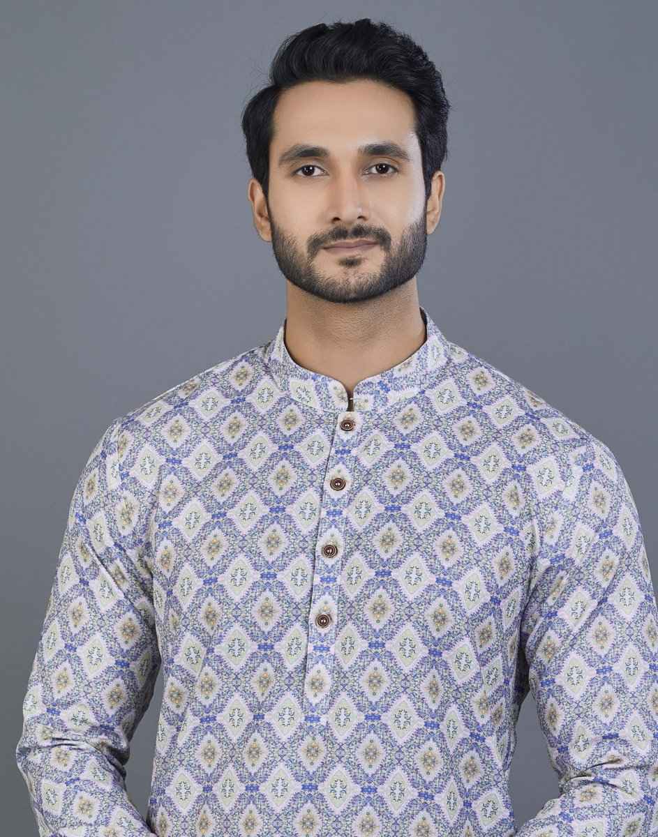 All Over Self Design Pattern Kurta