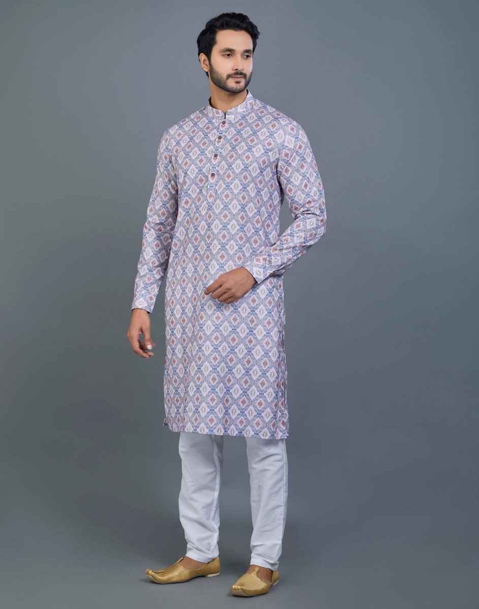 All Over Self Design Pattern Kurta