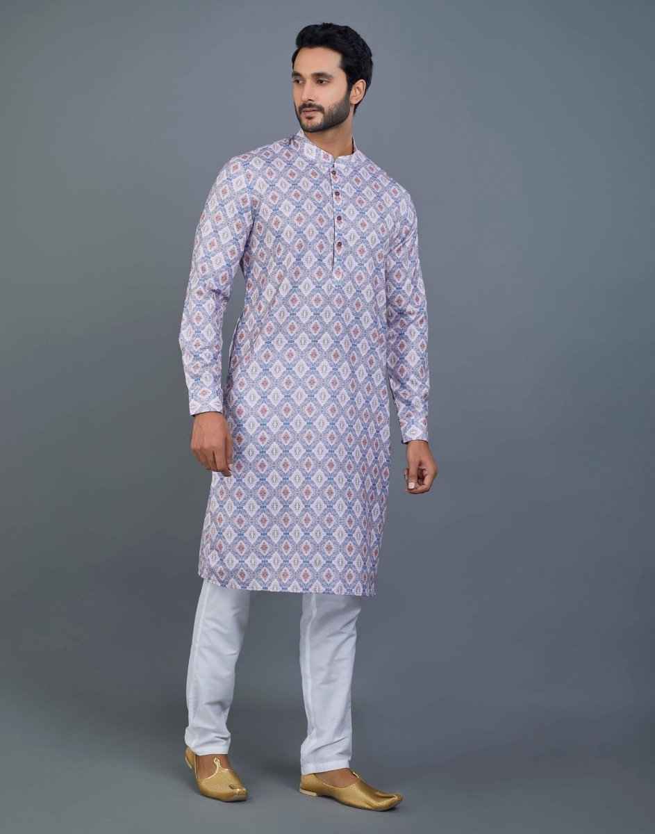 All Over Self Design Pattern Kurta