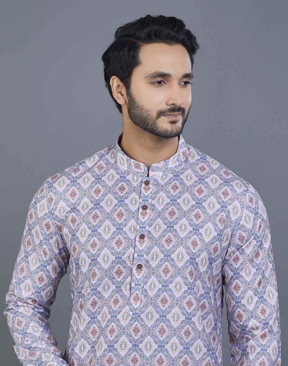 All Over Self Design Pattern Kurta