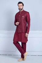 Rawsilk Stylish Sequence Kurta Jacket