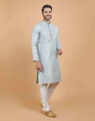 Silk Printed Kurta Pajama Set