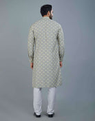 Multishades Overall Well Designed Kurta'S