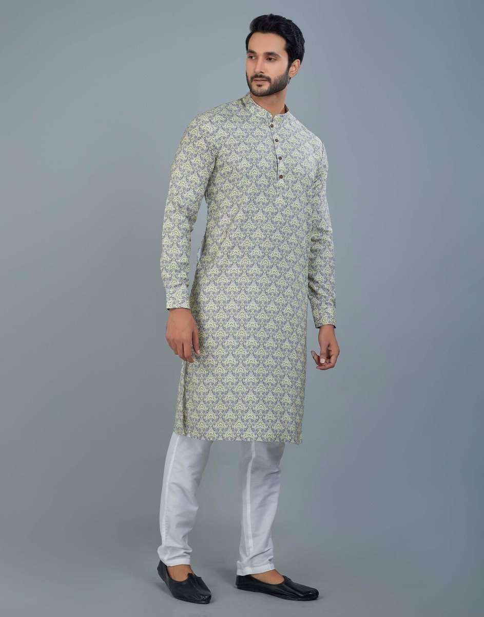 Multishades Overall Well Designed Kurta'S