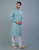 Multishades Overall Well Designed Kurta'S