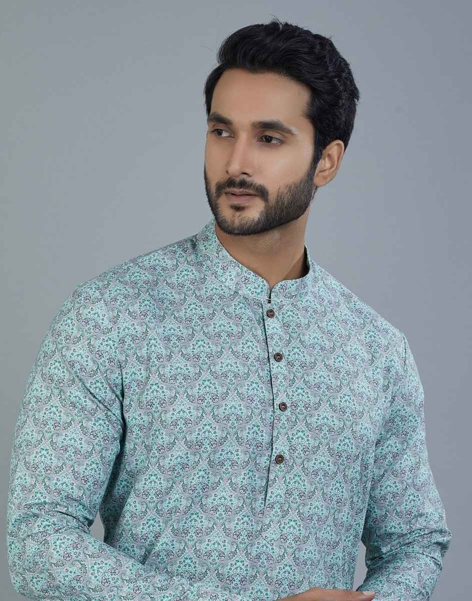 Multishades Overall Well Designed Kurta'S