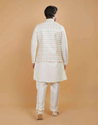 Sequence & Thread Combo Design Kurta Jacket Set