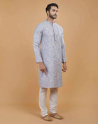 Floral Muti Color Embroidered Kurta Pajama