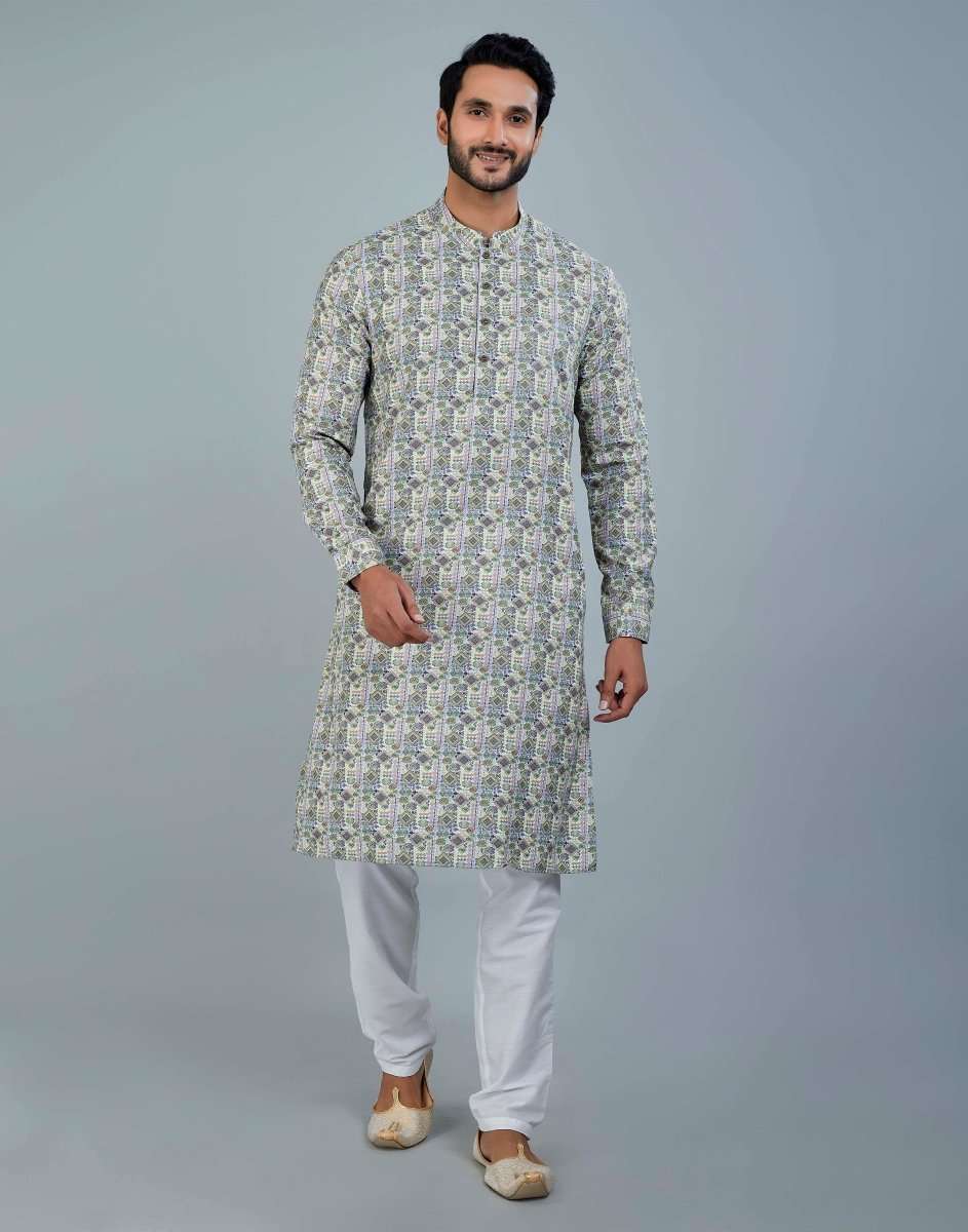 Multicolor Printed Kurta'S For Party Wear