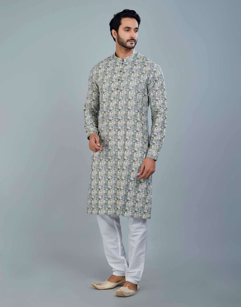 Multicolor Printed Kurta'S For Party Wear