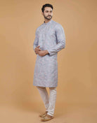 Floral Muti Color Embroidered Kurta Pajama