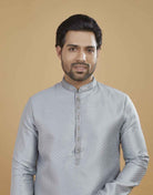 All Over Thread Motives Style Kurta Pajama