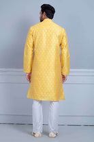 Soft Silk Luxurious Silver Booti Kurta Set