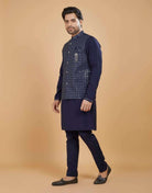 Heavy Sequence Pattern Kurta Jacket Set