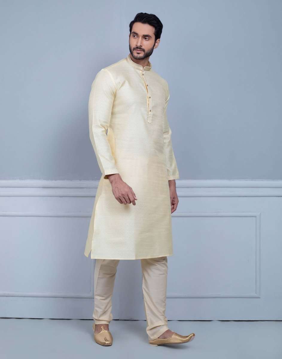 Simple Self Made Festive Design Kurta Set