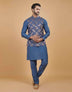 Multi Color Sequence & Thread Work Jacket Set