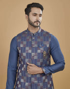 Multi Color Sequence & Thread Work Jacket Set