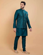 Rawsilk Stylish Sequence Kurta Jacket