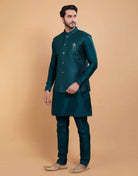 Rawsilk Stylish Sequence Kurta Jacket