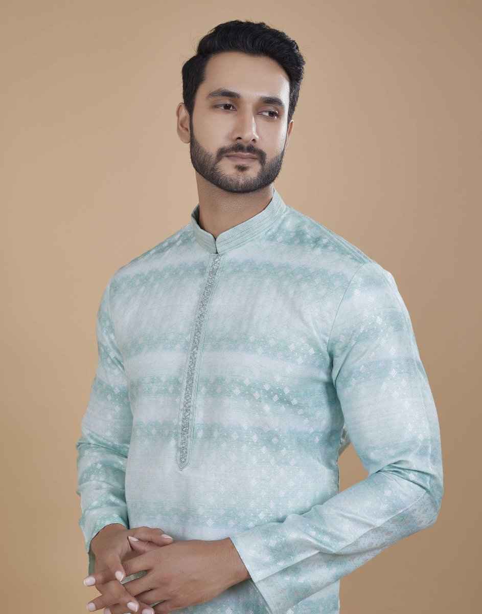 All Over Self Printed Design Kurta Pajama