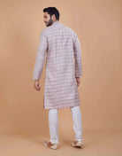 Stylish All Over Sequence Work Kurta Pajama