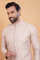 Self Jacquard Sequence Design Kurta Set