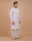 Floral Muti Color Embroidered Kurta Pajama