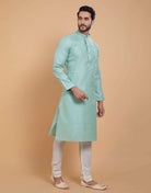 Simple Self Made Festive Design Kurta Set