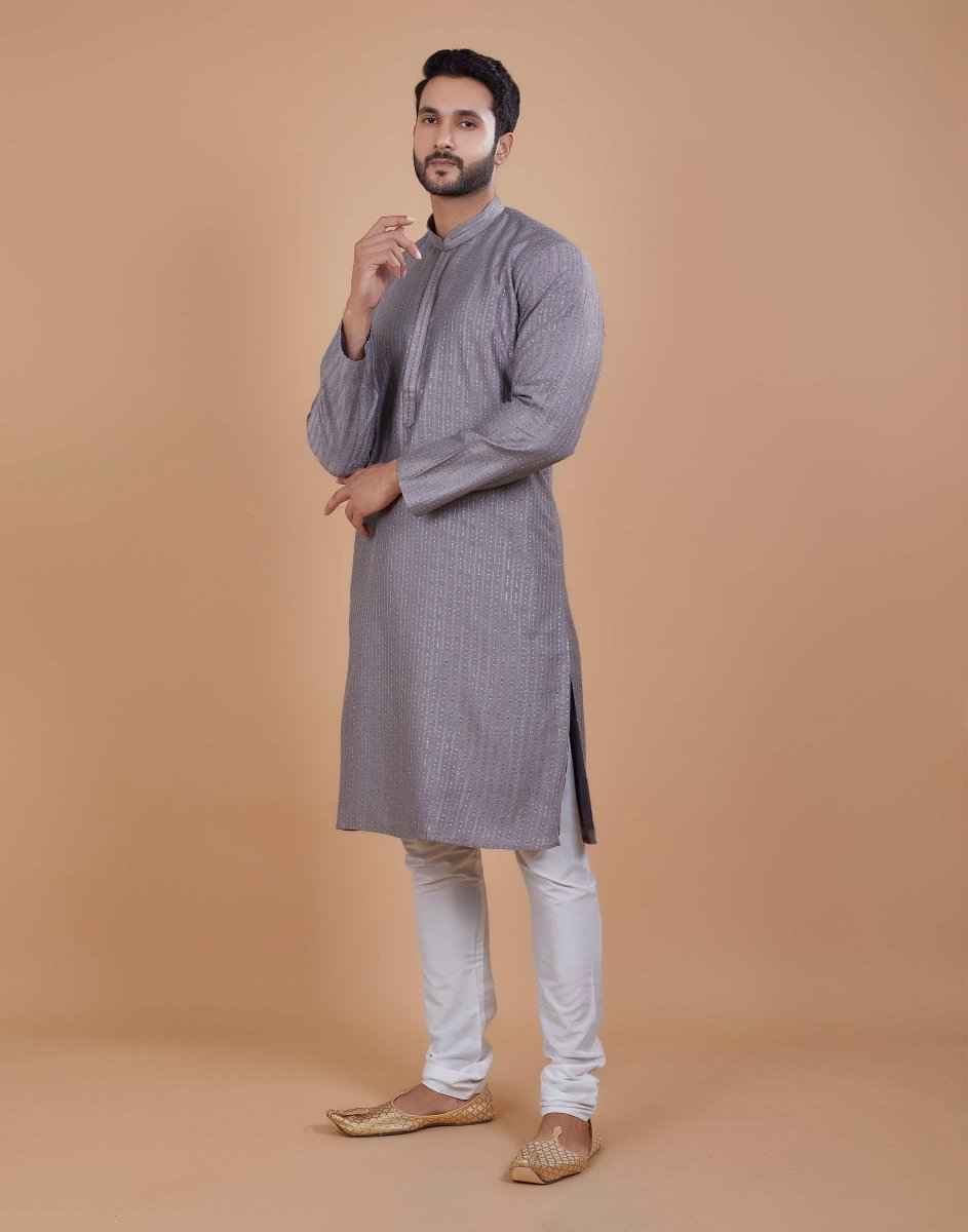 All Over Sequence Pattern Kurta Set