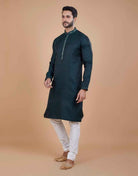 All Over Thread Motives Style Kurta Pajama