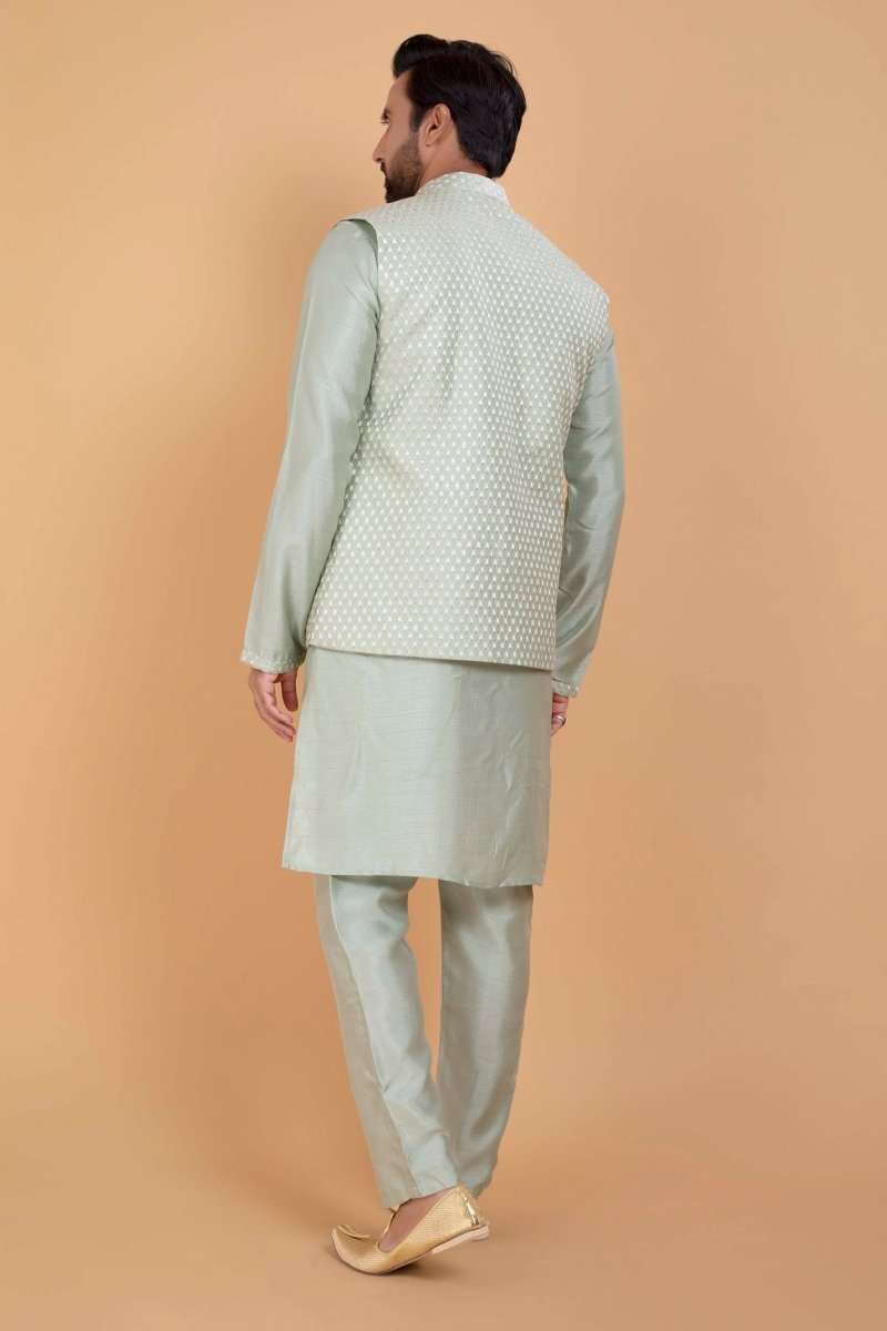 Impressive Self Highlighted Design Kurta Jacket