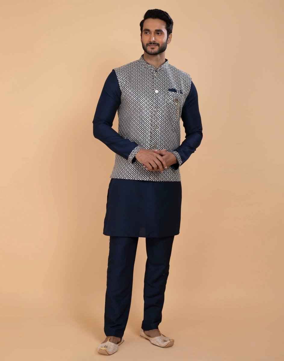 All Over Heavy Thread & Sequence Work Kurta Jacket.