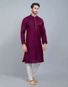 Simple Self Made Festive Design Kurta Set