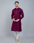 Simple Self Made Festive Design Kurta Set