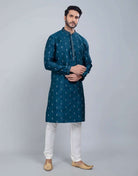 Raw Silk Simple And Comfort Sequence Design Kurta Set