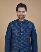 Heavy Sequence Pattern Kurta Jacket Set