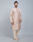 Raw Silk Simple And Comfort Sequence Design Kurta Set