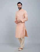 Simple Self Made Festive Design Kurta Set